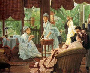 In The Conservatory — Jacques Joseph Tissot