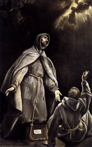 La Visión Del Escudo De San Francisco — El Greco, Mannerism