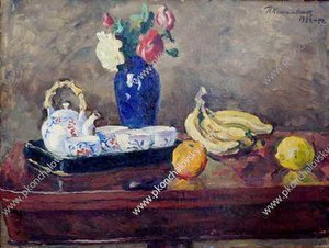 Still Life. Bananas. — Pyotr Konchalovsky