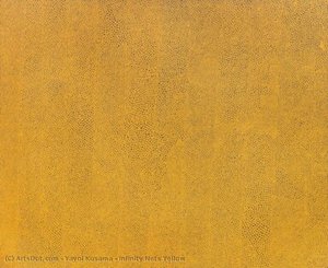 Infinity Nets Yellow — Yayoi Kusama