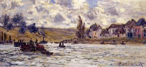 The Village Of Lavacourt — Claude Monet, Impressionism