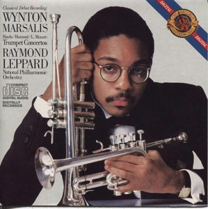 Hadyn, Hummel, L. Mozart: Trumpet Concertos Album Artwork — Wynton Learson Marsalis, Classical Debut Recording