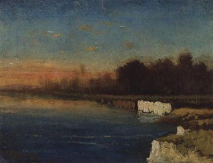 Riverbank Of Velunia — Aleksey Savrasov