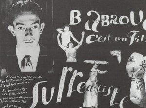 Babaouo - Öffentlichkeitsanzeige Für Die Veröffentlichung Des Szenarios Von Film, 1932 — Salvador Dalí