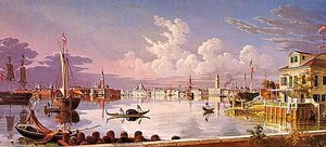 View Of Venice, (painting) — Robert W. Salmon