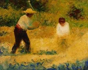 Der Steinbrecher 2 — Georges Pierre Seurat, Neo-impressionismus