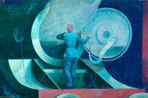 St Pancras, Cleaning Yard — Cliff Rowe