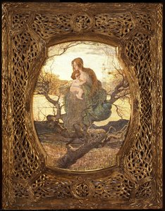 The Angel Of Life — Giovanni Segantini, Symbolism
