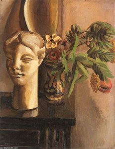 Still Life With Classical Head — Duncan Grant