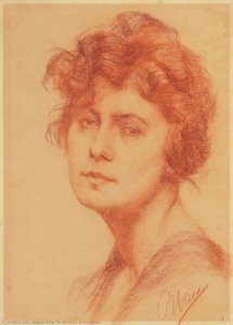 Autorretrato — Regina Veiga De Oliveira, Contemporary Realism