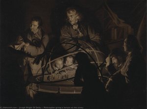 Philosopher Giving A Lecture On The Orrery — Joseph Wright Of Derby