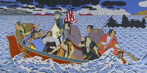 Shimomura Crossing The Delaware — Roger Yukata Shimomura, Pop Art