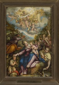 Rest During The Flight To Egypt — Denys Calvaert