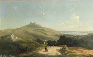 A View Of Dover From The Folkestone Road — George Cole Senior
