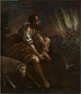 Moses Before The Burning Bush — Доменико Фетти