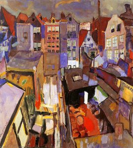 Houses In The Jordaan — Jan Sluyters