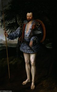 Portrait Of Captain Thomas Lee — Marcus The Younger Gheeraerts