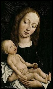The Virgin And The Child With An Apple — Master Of Magdalen