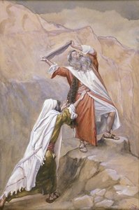 Moses Destroys The Tables Of The Ten Commandments — Jacques Joseph Tissot