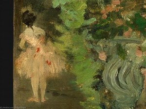 Dancers Backstage (detail) — Edgar Degas