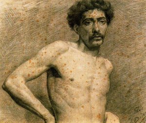Male Nude. Torso — Ignacio Díaz Olano