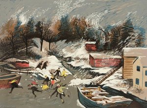Winter On The Creek — Harry Gottlieb