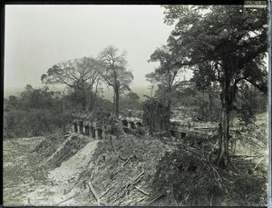 Photograph of Palenque taken by A.P. Maudslay