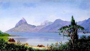 Lagoa De Freitas Near Rio, Brazil — Marianne North, Romanticism
