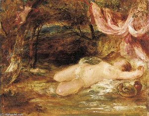 Venus And Cupid - — William Etty