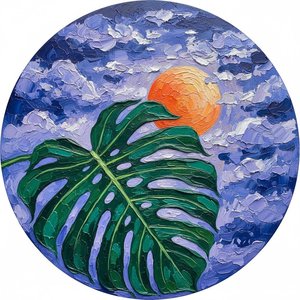 Celestial Verdure: A Monumental Symphony Of Emerald Foliage And Solar Radiance
