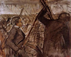 Musicians In The Orchestra (also Known As Portrait Of Desire Dihau) — Edgar Degas, Impressionism