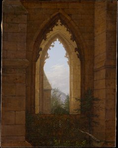 Gothic Windows In The Ruins Of The Monastery At Oybin — Carl Gustav Carus, Romanticism