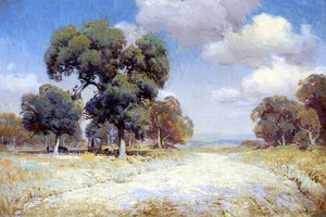 Landscape With Wagon — Robert Julian Onderdonk