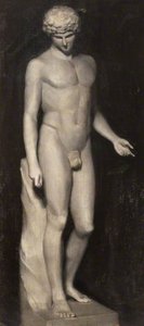 Oil Study of a Statue of Antinous