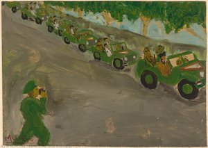 The President, Vice-President and other leaders being transported at Maguwo airport to be exiled to Sumatra, Mohammad Toha Adimidjojo, 1948 - 1949