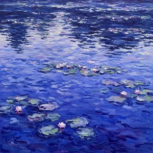 Azure Reverie: An Infinite Impression Of Luminous Ripples — Marc Duvallier