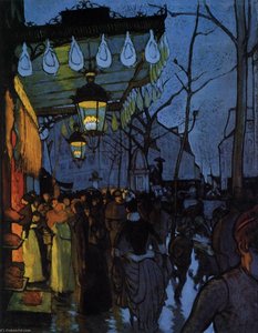 Avenue de Clichy Five O'Clock in the Evening