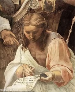 La Disputa (detalle)7 — Rafael