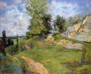 Chou Quarries At Pontoise — Eugène Henri Paul Gauguin, Post-impressionism