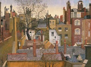 From A Window At 45 Brook Street, London, W1 — Cedric Lockwood Morris