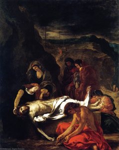 The Lamentation — Eugène Delacroix, Romanticism