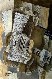 Violin Melodie — Georges Braque, Synthetic Cubism