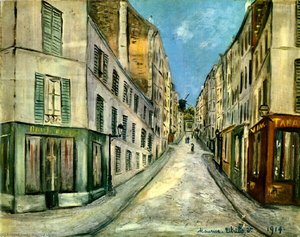 Paris Street — Maurice Utrillo, Post-impressionism