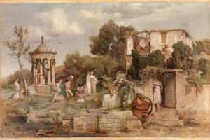 Roman Wine Tavern — Арнольд Бёклин