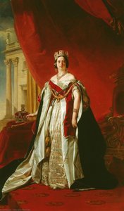 Portrait Of Victoria Of The United Kingdom — Franz Xaver Winterhalter, Neo-classicism