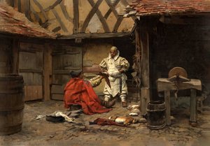 Choosing The Dinner — Alexandre-louis Leloir
