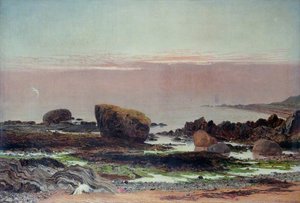 Seascape On The Northumbrian Coast — William Bell Scott