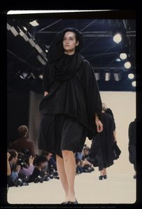 Runway Photograph Of Comme Des Garçons, Spring/summer 1984 Collection — Rei Kawakubo
