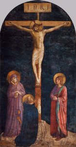 Crucifixion With St Dominic — Fra Angelico, Early Renaissance