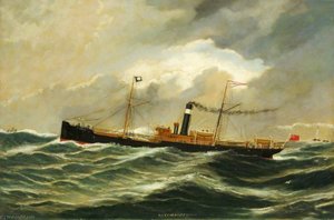 Steamship 'Ezardian' of Goole